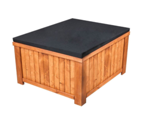 Rustic Four Seat Ottoman
